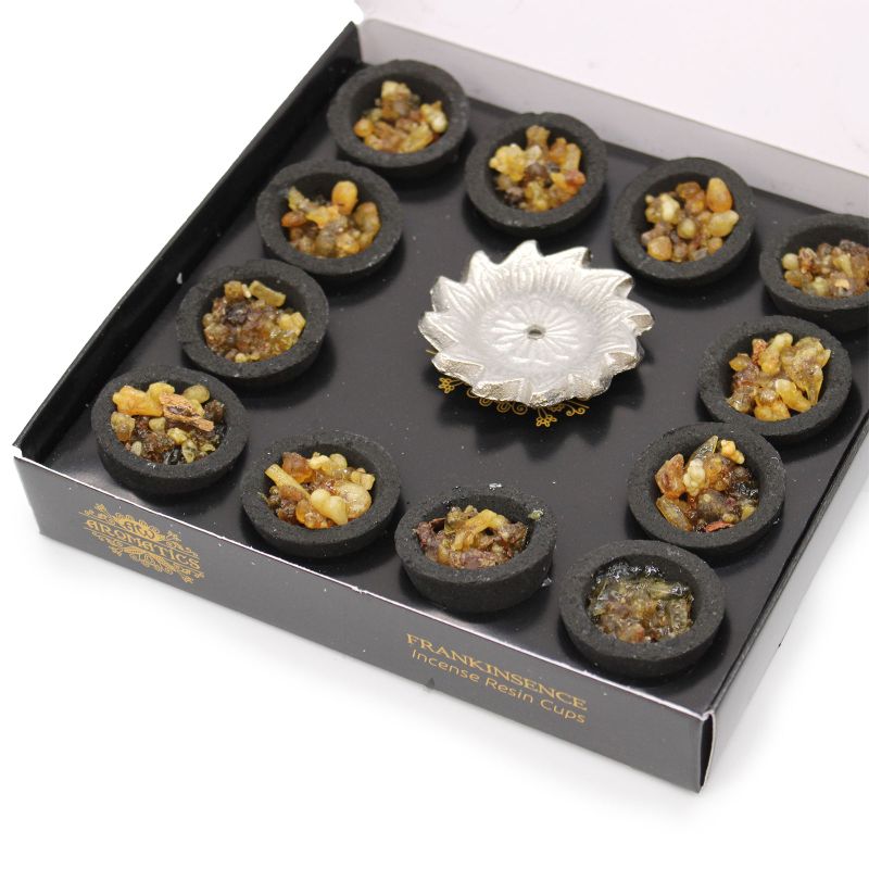 Box of 12 Resin Cups - Frankinsence