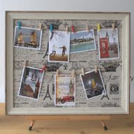 Lrg DIY Peg Photo Frames - Paris