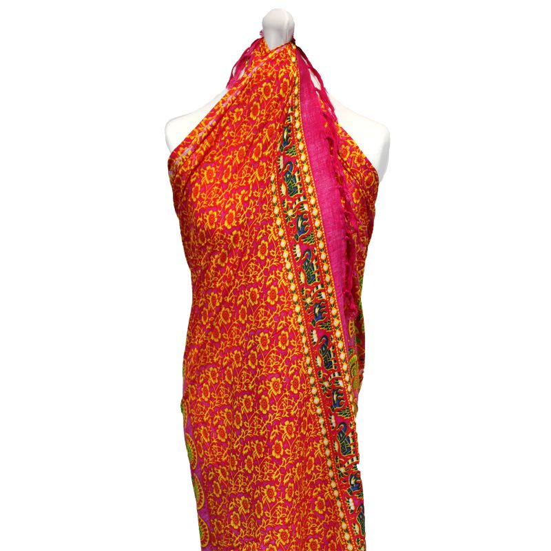 Ruby Lime Mandela Sarong