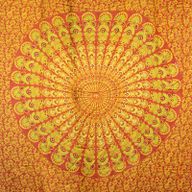 Lime Orange Mandela Sarong