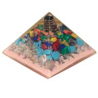 Lrg Organite Pyramid 70mm - Tree(earth base)
