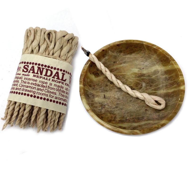 Pure Herbs Incense Rope - Sandalwood & Spice
