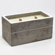 Large Concrete Soy Candle - Spiced South Sea Lime
