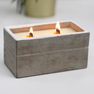 Large Concrete Soy Candle - Spiced South Sea Lime