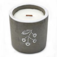 Med Concrete Soy Candle - Berrys - Juniper & Sweet Gin