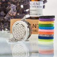Aromatherapy Jewellery Necklace - Flower of Life 30mm