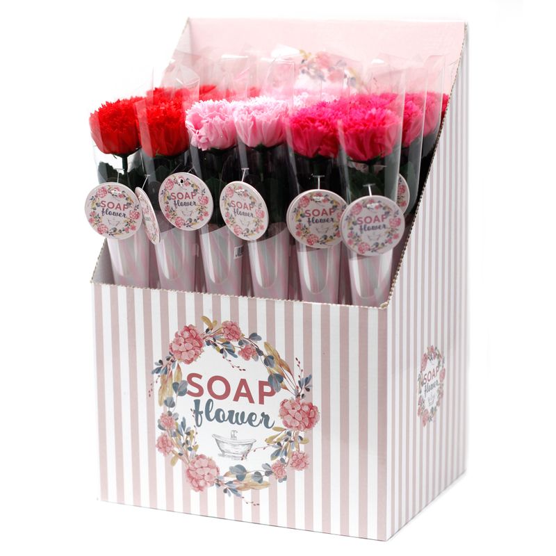 Ready to Retail Soap Flower - Small Carnation