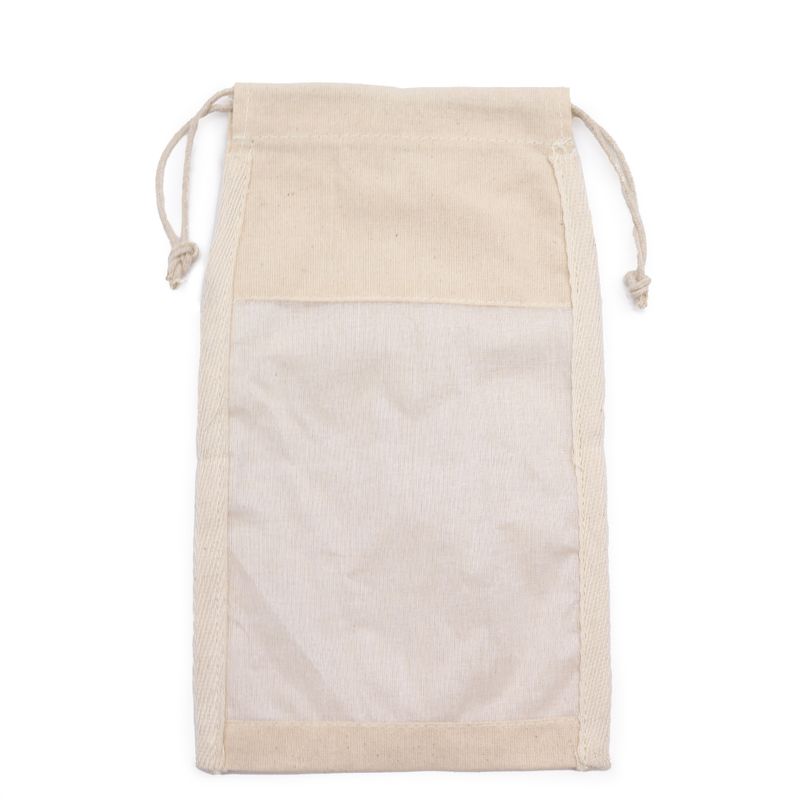 Lrg Cotton Window Pouch - 26x15cm