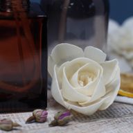 Natural Diffuser Flowers – Large Rose on String