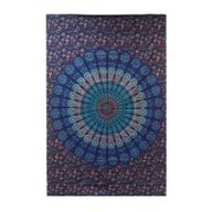 Double Cotton Bedspread + Wall Hanging - Classic Mandala 230cm x 200cm