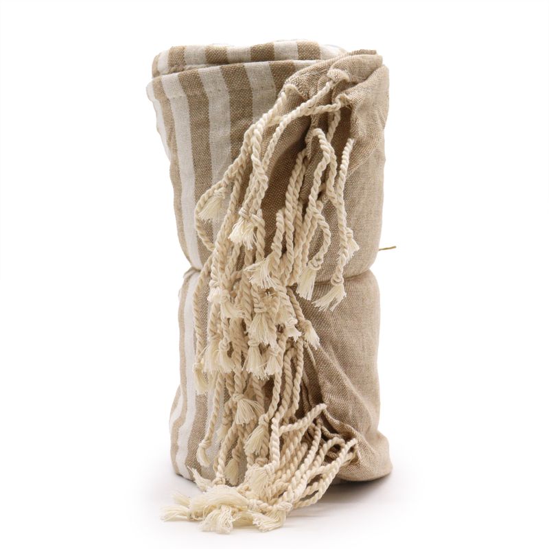 Cotton Pario Towel - 100x180 cm - Warm Sand
