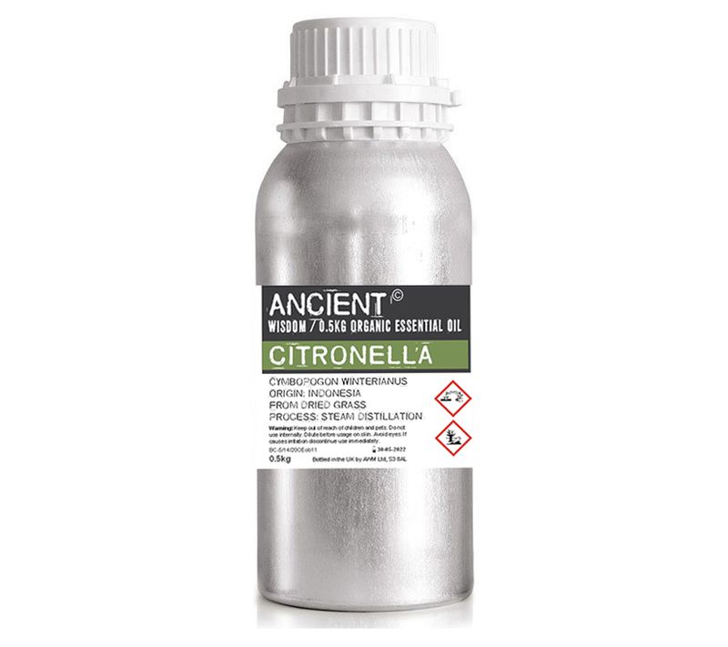 Citronella Organic Essential Oil 0.5kg