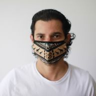 Reusable Fashion Face Covering - African Tribal (Adult)
