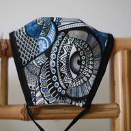 Reusable Fashion Face Covering - Mystical Owl (Adult)