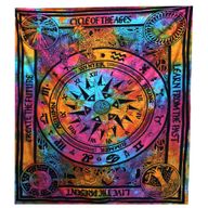 Double Cotton Bedspread + Wall Hanging - Circle of Ages
