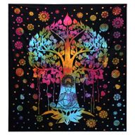 Single Cotton Bedspread + Wall Hanging - Bodhi Tree