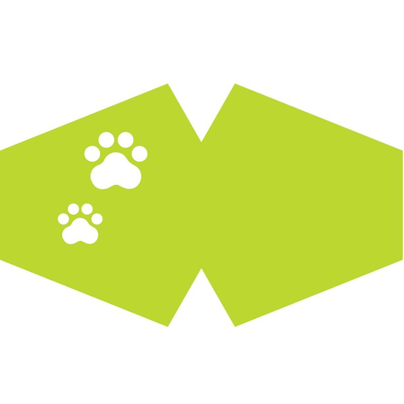 Reusable Fashion Face Covering - Pet Feet (Adult)
