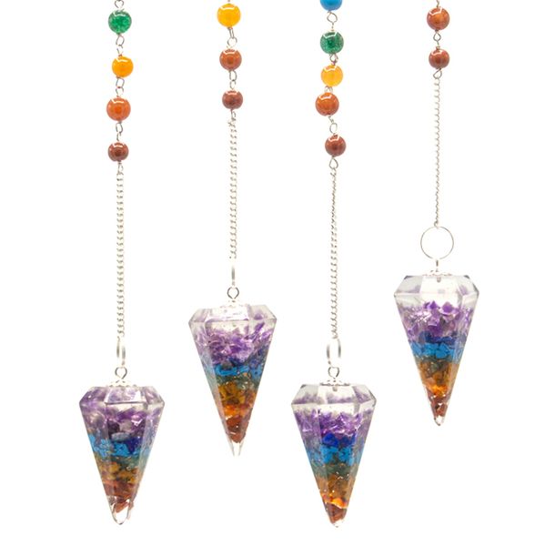 Orgonite Power Chakra Pendulums