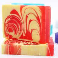 Hand-crafted Soap - Strawberry - Slice 115g approx