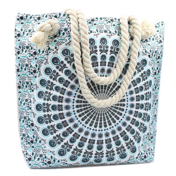 Rope Handle Mandala Bag