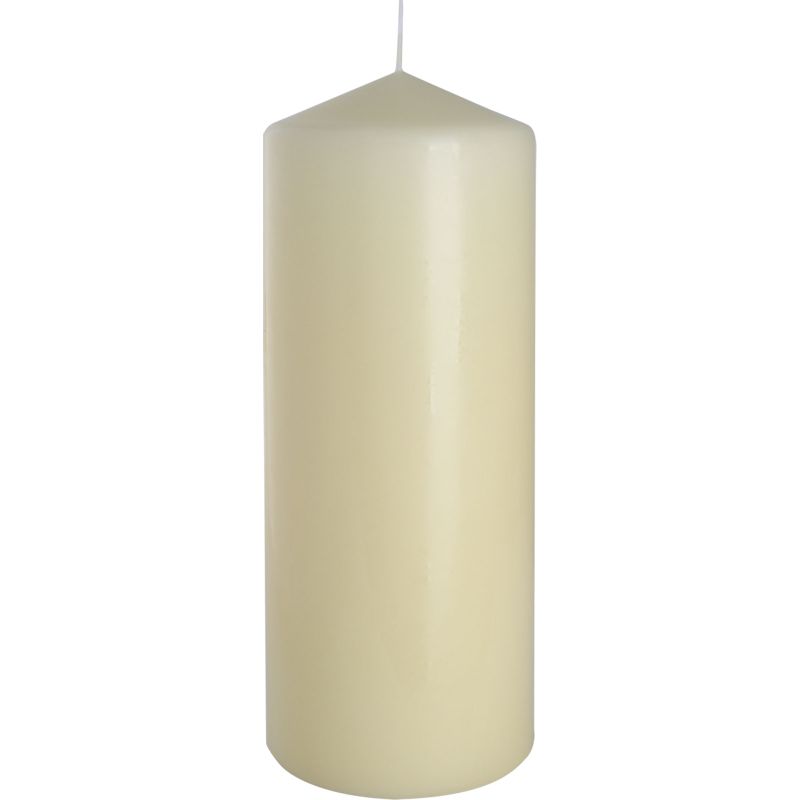 Single Pillar Candle 80x200mm - Ivory