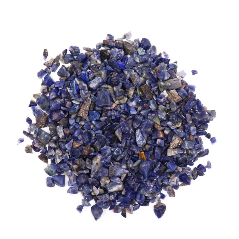Sodalite Chips Gemstone Chips Bulk - 1KG
