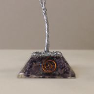 Gemstone Tree with Organite Base - 80 Stone - Amethyst