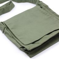 Cotton Canvas Messenger Bag - Yellow
