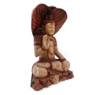 Hand Carved Buddha Statue - Shiva with Cobra - 50cm