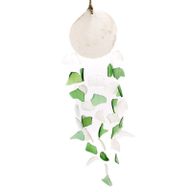 Copis & Glass Drop - Green & White Glass