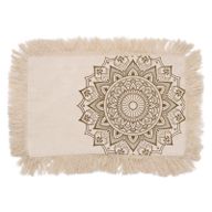 Lotus Mandala Cushion - 30x50cm - bronze