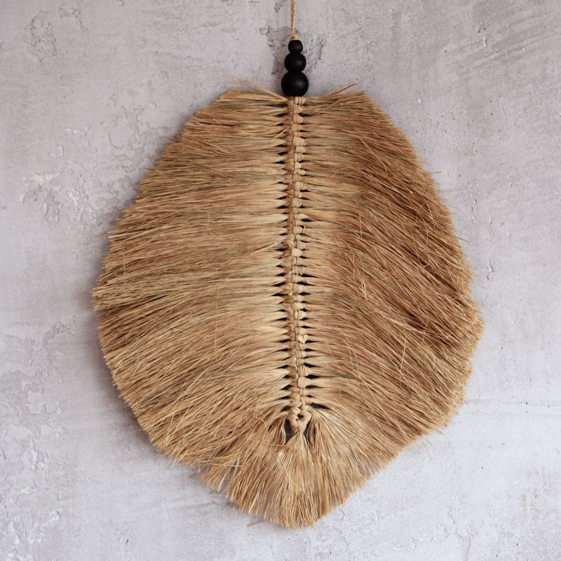 Hanging Raffa Leaf 35cm