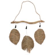 Three Piece Raffa Leaves 46x53cm