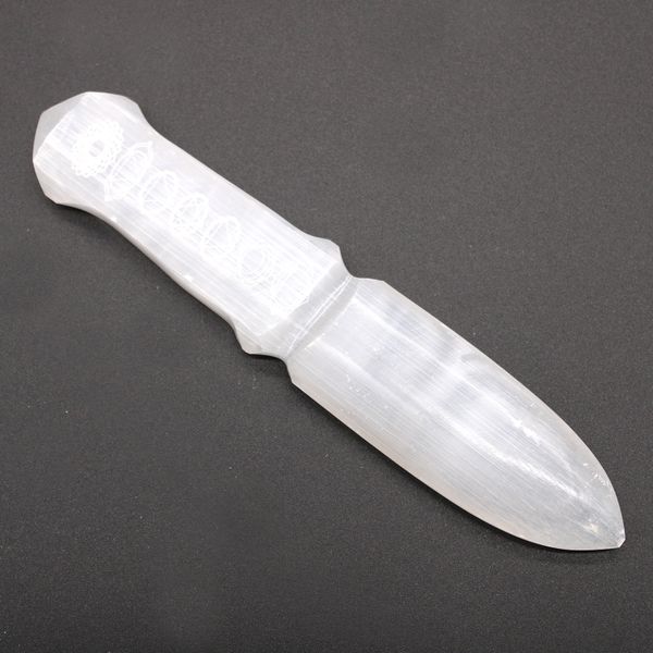 Selenite Ritual Knife - Chakra