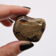 Bag of 6 Large African Tumble Stones - Jasper Nguni