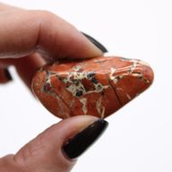 Bag of 12 Medium African Tumble Stones - Light Jasper - Brecciated