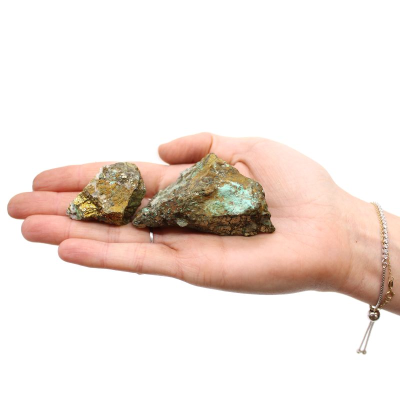 Mineral Specimens - Chalcopyrite (approx 80 pieces)