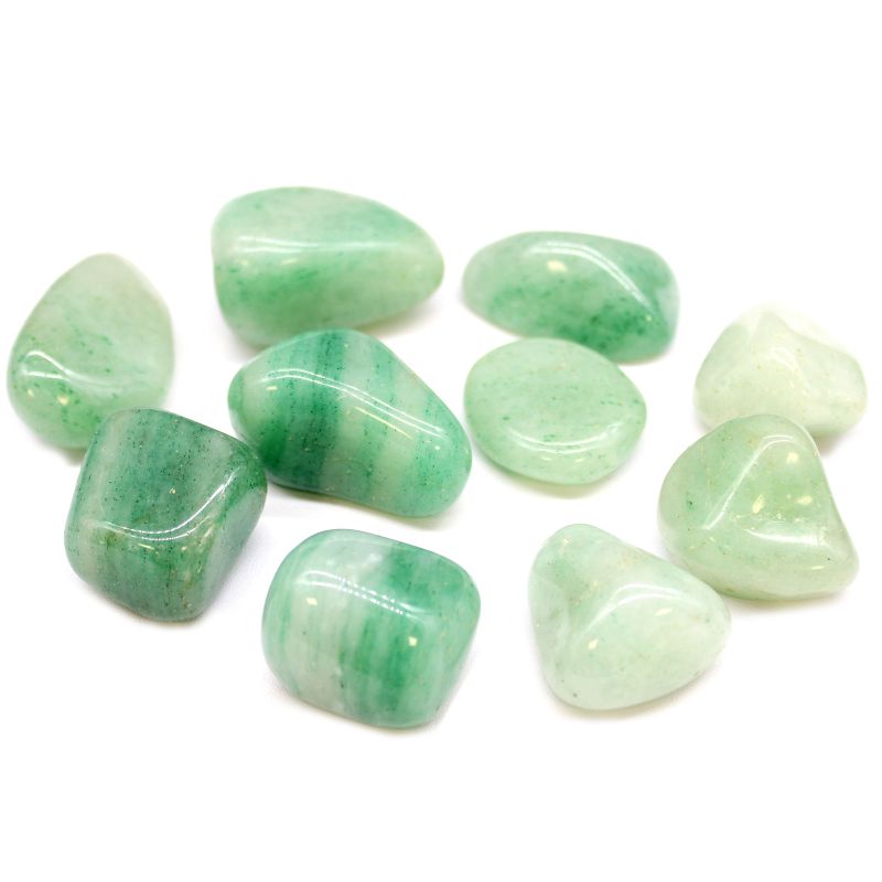 Pack of 18 XL Tumble Stones - Aventurine Xtra Light