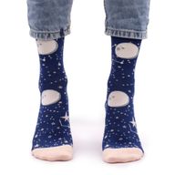 Hop Hare Bamboo Socks (36-40) - Moon Walk