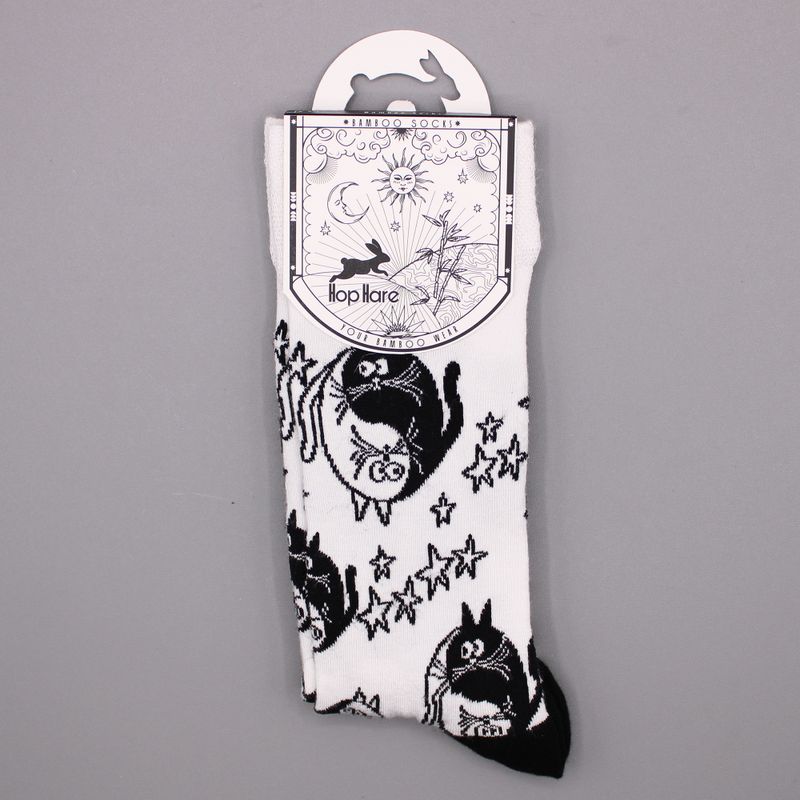 Hop Hare Bamboo Socks (36-40) - Ying Yang