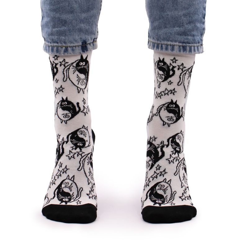 Hop Hare Bamboo Socks (36-40) - Ying Yang
