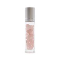 Gemstone Essential Oil Roller Bottle - Rose Quartz  - Silver Cap + Gemstone Roller Tip for 5ml Bottle - Rose Quartz