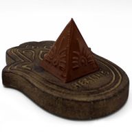 Healling Incense Plate - Black Lava-Stone