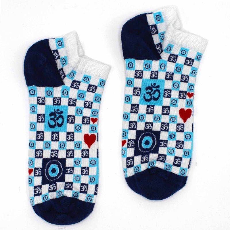 S/M Hop Hare Bamboo Socks Low (36-40) - Om and Evil Eye