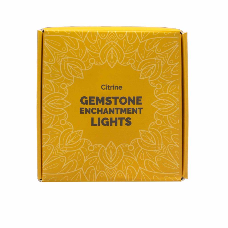 Gemstone Enchantment Lights - Citrine