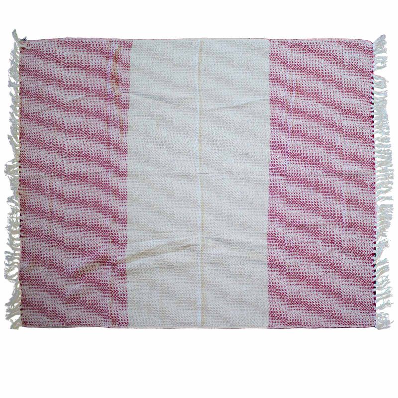 Boho Comfort Throws - Ruby Two Tone