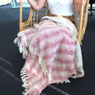 Boho Comfort Throws - Ruby Two Tone
