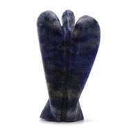 Hand Carved Gemstone Angel - Sodalite