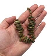Longstone Gem Necklace - Moss Agate