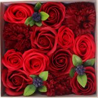 Square Box - Classic Red Roses